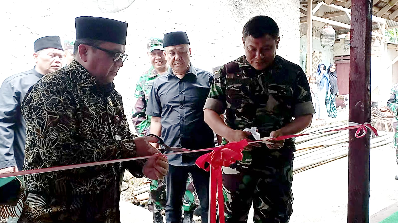 Dandim 0602/Serang Resmikan Bangunan Ponpes Daruddaroen Setelah Hangus Dilahap Si Jago Merah