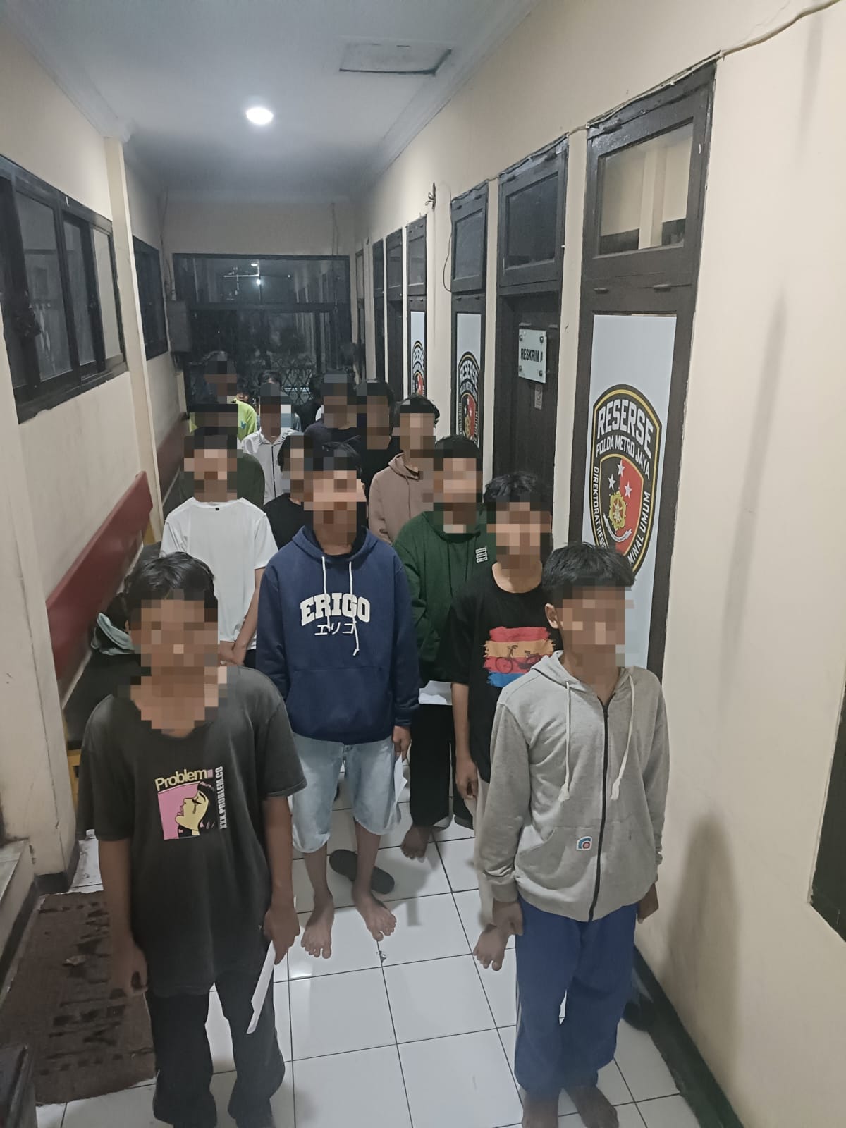 Hendak Perang Sarung, Polsek Jatiuwung Amankan 17 Remaja