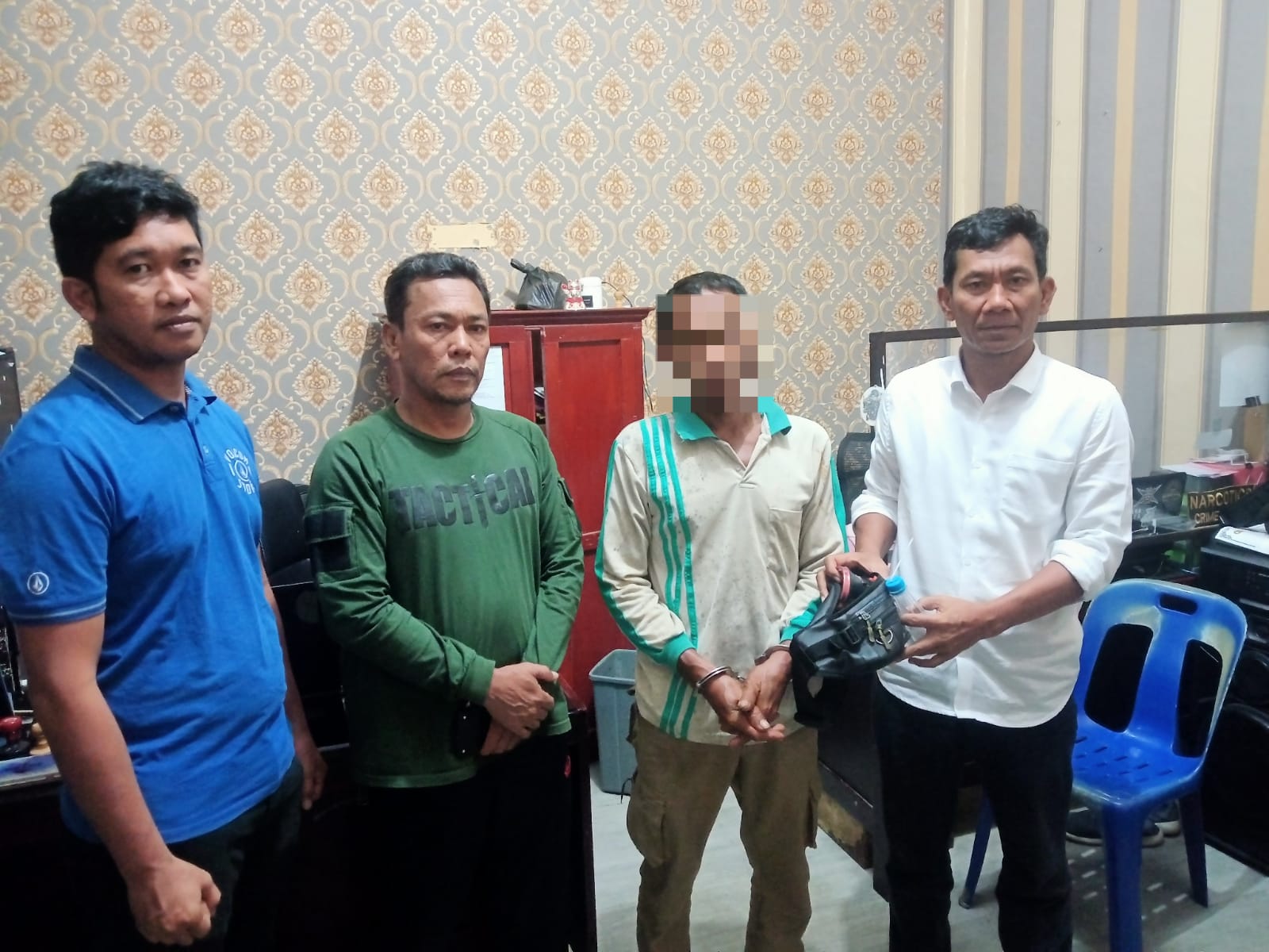 Intel Kodim 0209/LB Tangkap Pengedar Narkoba Jaringan Lapas Klas IIA Rantauprapat