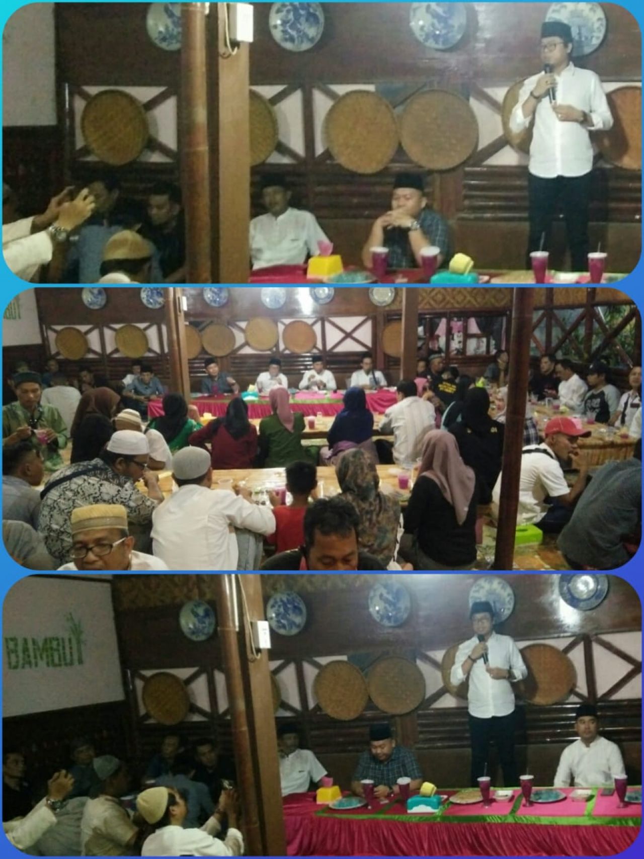 Buka Puasa Bersama Wakil Ketua DPRD OKU Yudi Purnama Nugraha, SH (YPN) Bersama Insan Pers, Ormas serta LSM se-OKU