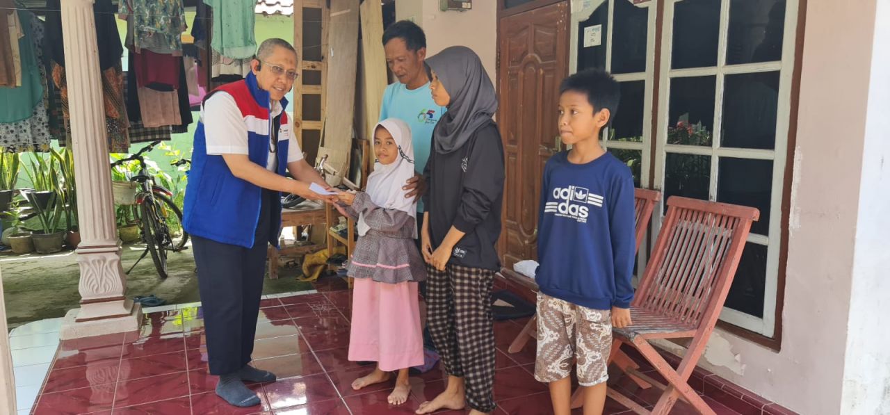 Empat Desa Anak Yatim dan Kaum Duafa Terima Santunan dari PT KPI Unit VI Balongan