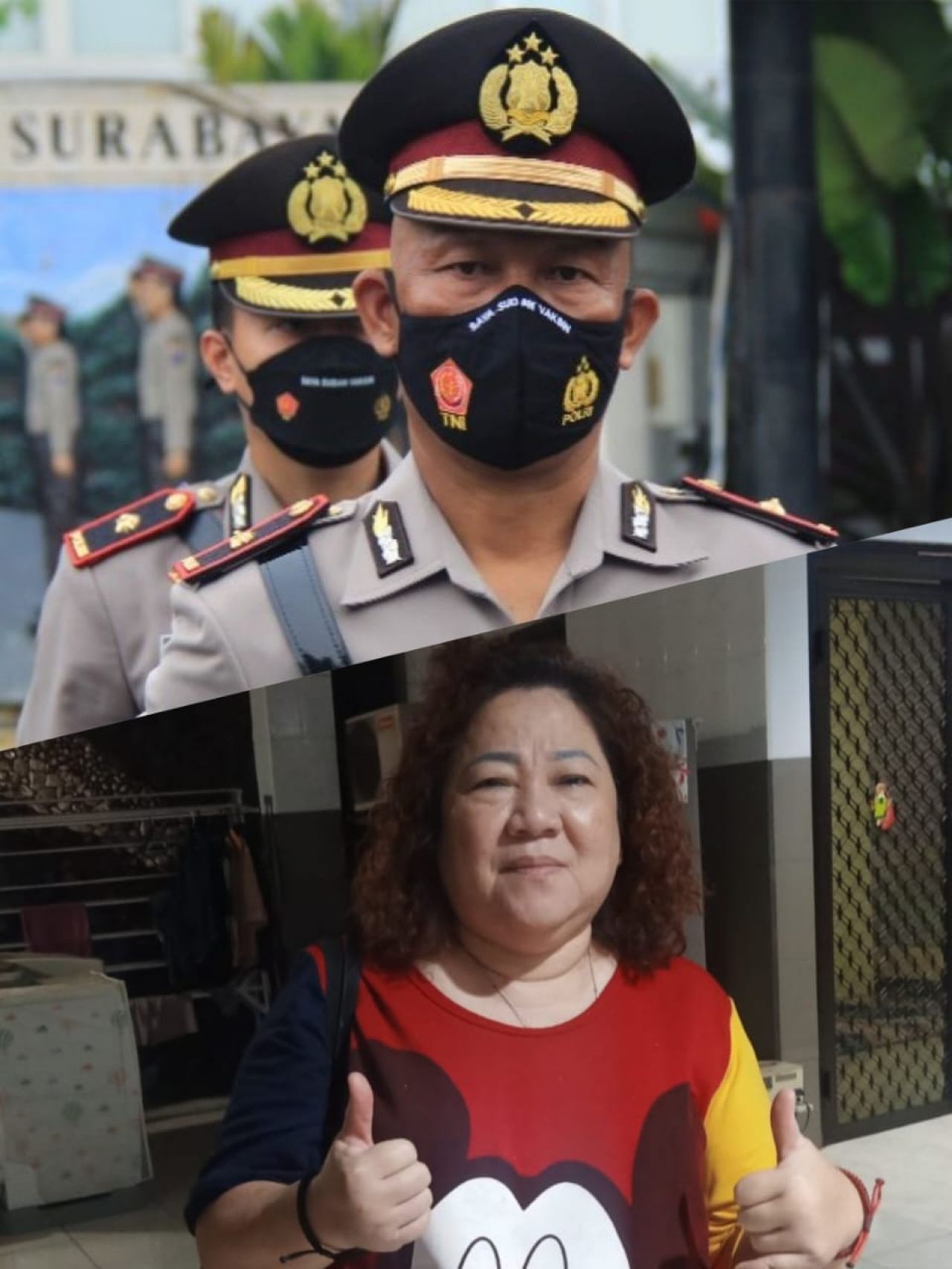 Kapolsek Mulyorejo Kompol Sugeng Rianto: Iya Ada Petunjuk dari Kapolres, Mety Oesman: Terima Kasih Pak Kapolrestabes