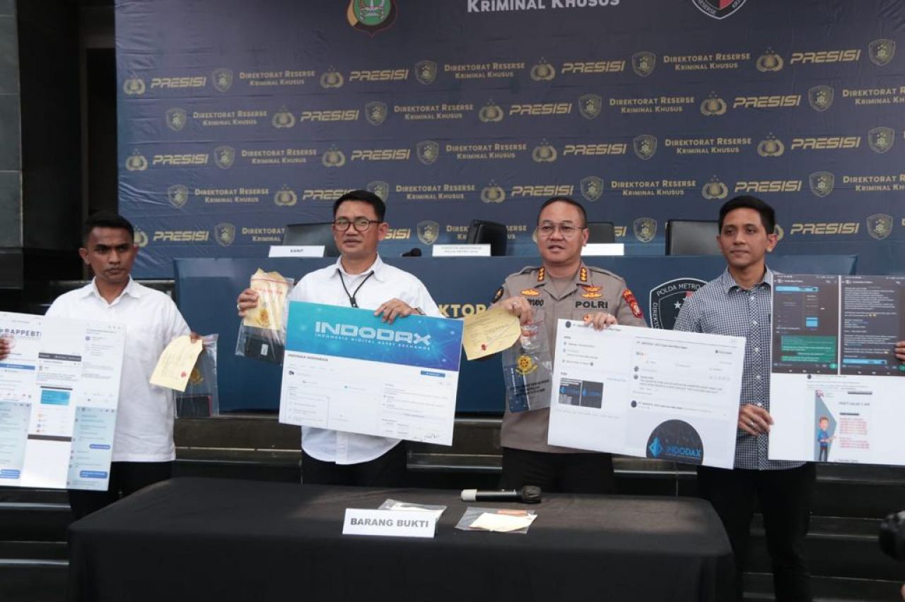 Iming-iming Keuntungan 80 Persen, Polda Metro Jaya Tangkap 2 Tersangka Penipuan Crypto Indodax