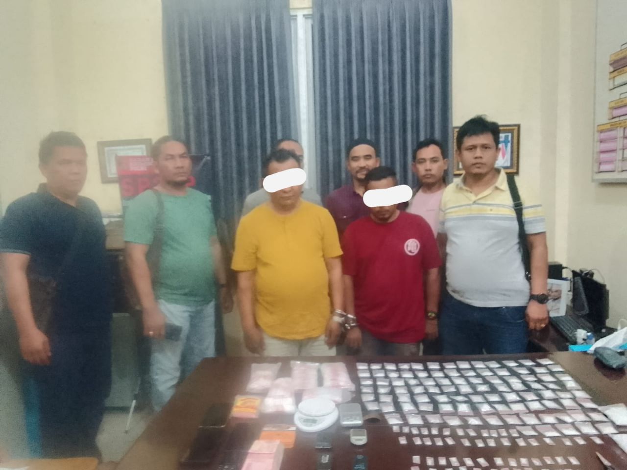 Deninteldam I/BB dan Inteldim 0320/Dumai Grebek Gudang BBM Ilegal, Amankan 3 Tersangka Pengedar Sabu