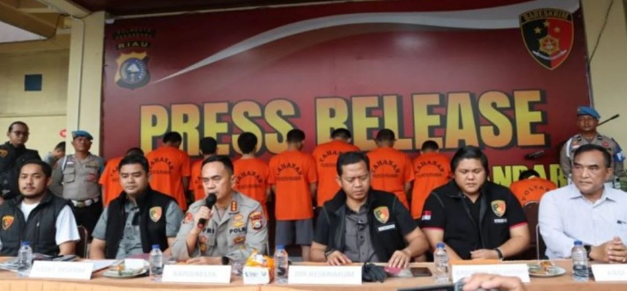10 Tahanan Polsek Rumbai Kabur Berhasil Ditangkap, 4 Tahanan Ditembak