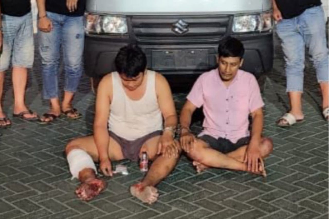Polrestabes Surabaya Ringkus 2 Tersangka Pencuri Mobil Pick Up, 1 Tersangka Didor
