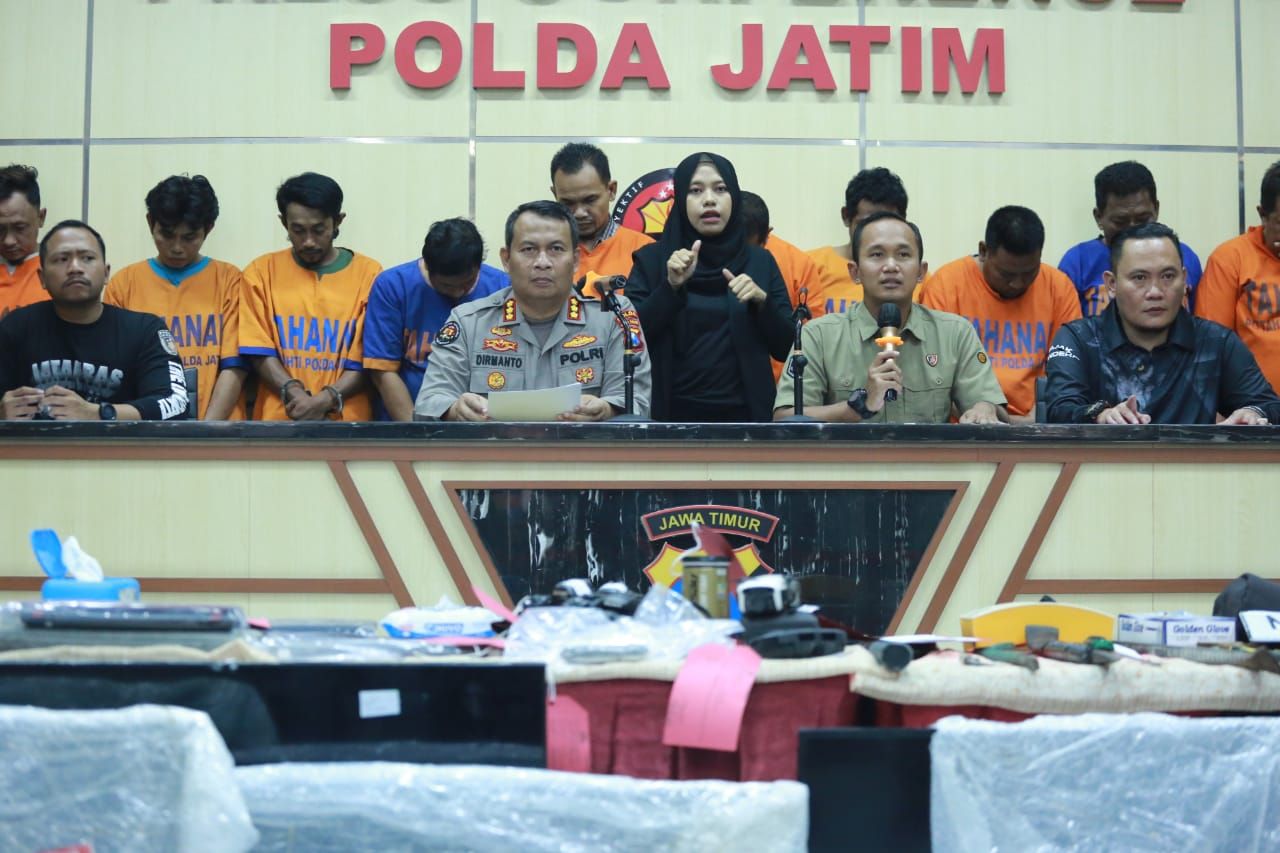 Polda Jatim Tangkap Spesialis Pembobol Rumah Kosong Lintas Provinsi