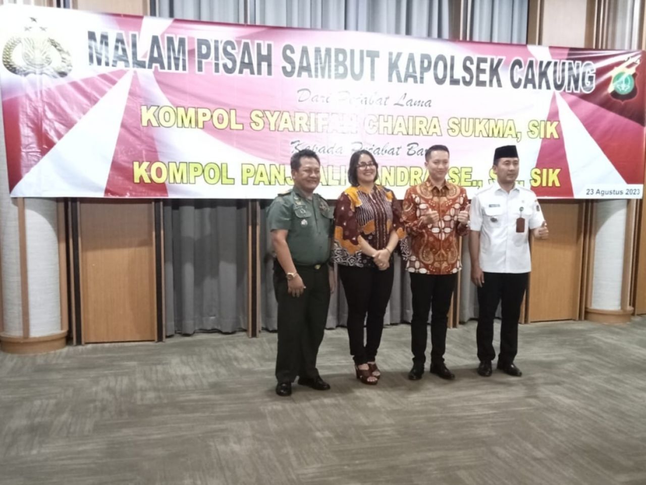 Sertijab Kapolsek Metro Cakung, Jakarta Timur
