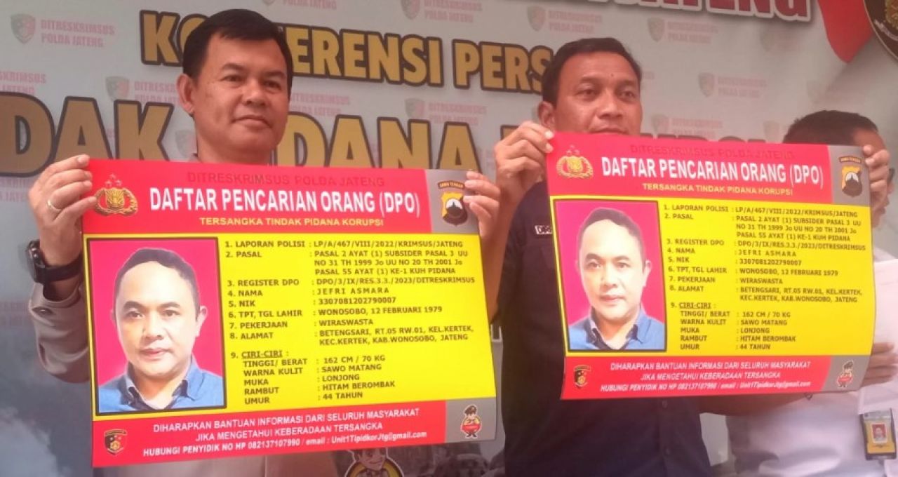 Dugaan Korupsi di DP4 Rugikan Negara Rp. 4,9 Milyar, Polda Jateng Tahan Mantan Dirut dan Mantan Manajer Investasi
