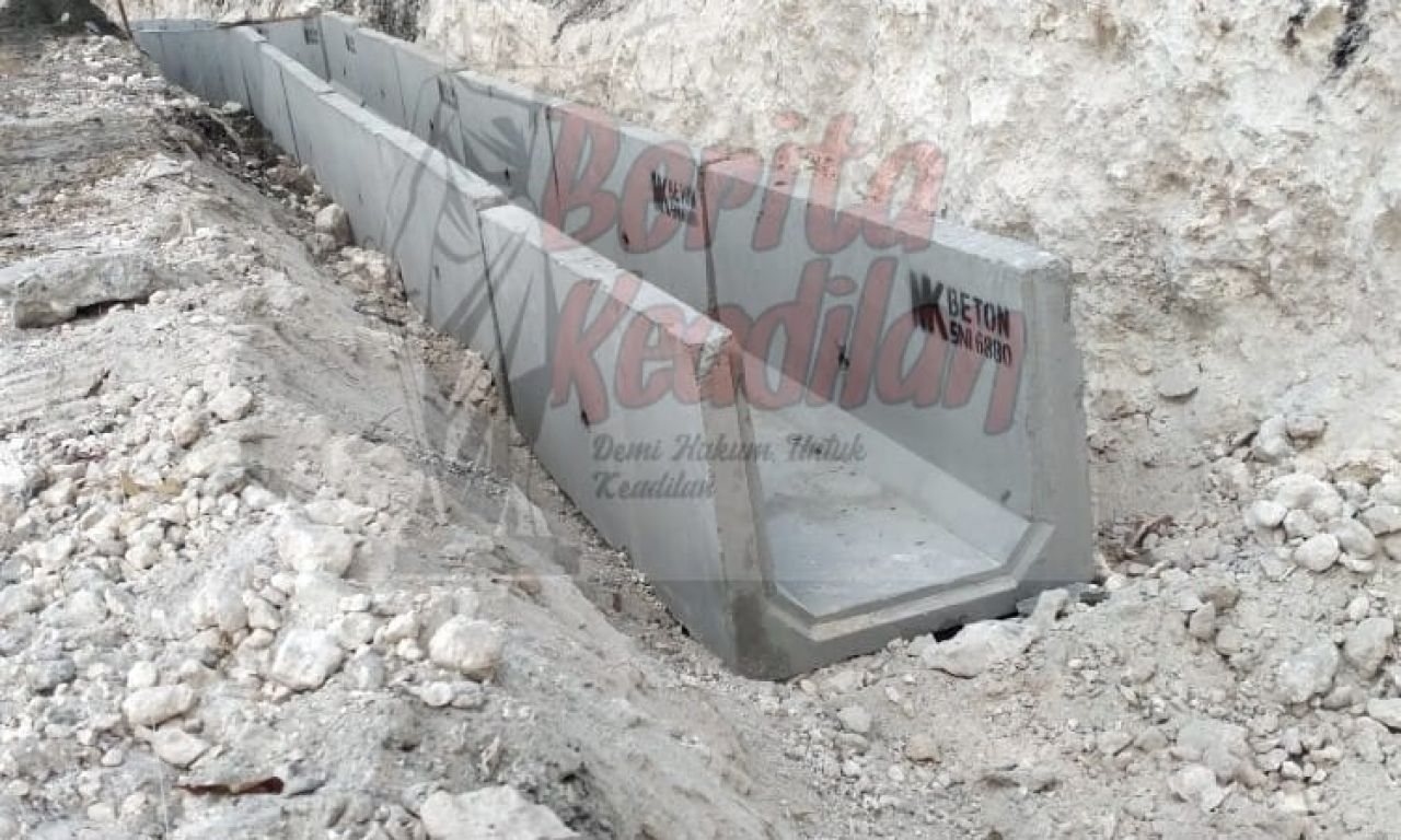 Proyek Drainase di Desa Boto Diduga Abaikan Faktor Estetika, Pasang U-Ditch Tanpa Lantai Kerja