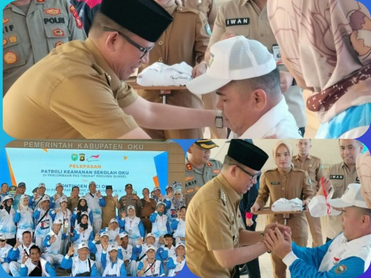 Bupati OKU Lepas Atlet NPCI OKU Ke Pepaprov IV Sumsel di Lahat