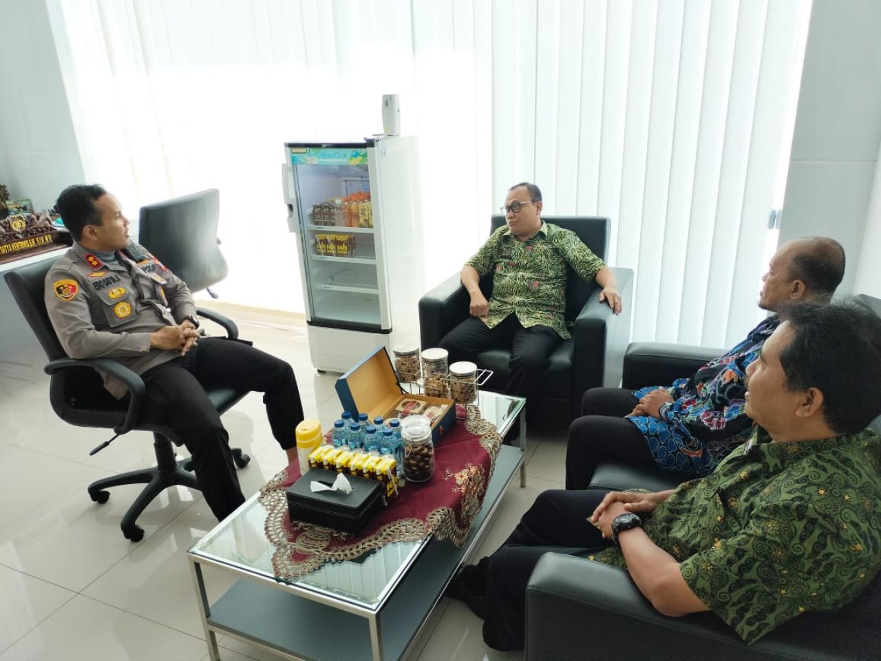 Kapolres Sumenep Terima Kunjungan Silaturahmi Kepala Kantor BPN Sumenep