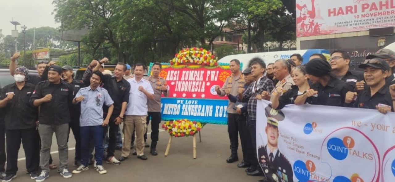 FWJ Indonesia Bikin Kejutan di Polres Metro Tangerang Kota