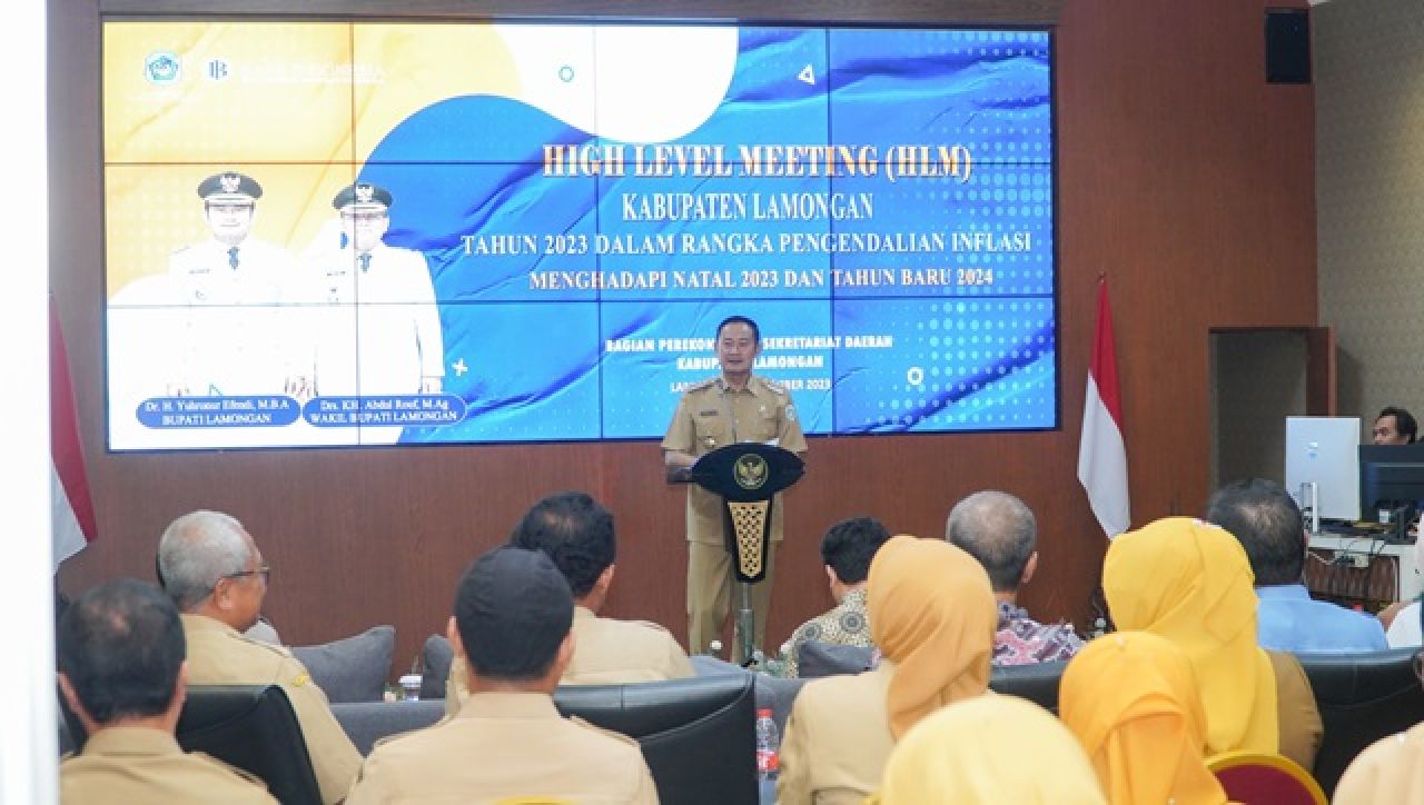 Jelang Natal dan Tahun Baru Kabupaten Lamongan Jawa Timur Kendalikan Inflasi