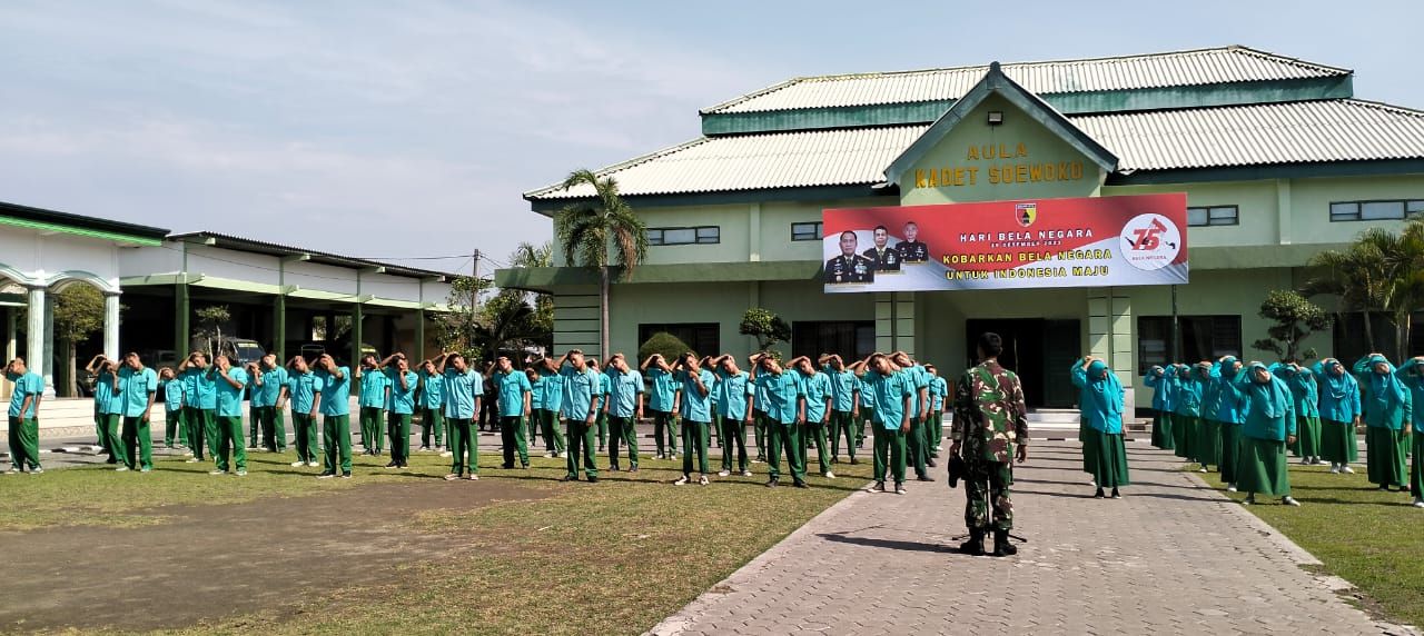 Kodim 0812/Lamongan Gelar Upacara Peringatan Hari Bela Negara ke-75 Tahun 2023