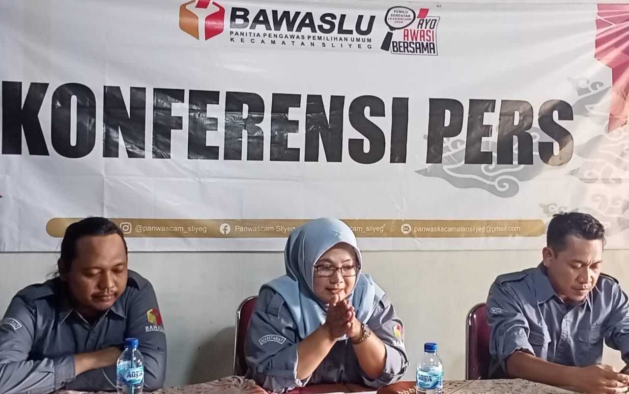 Panwaslucam Sliyeg Siap Awasi Pendistribusian Logistik Pemilu 2024