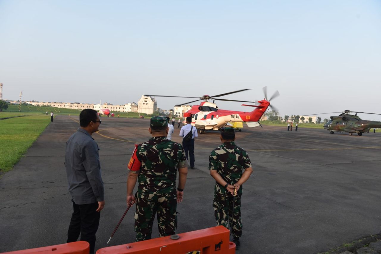 Danlantamal I Antar Keberangkatan Presiden RI