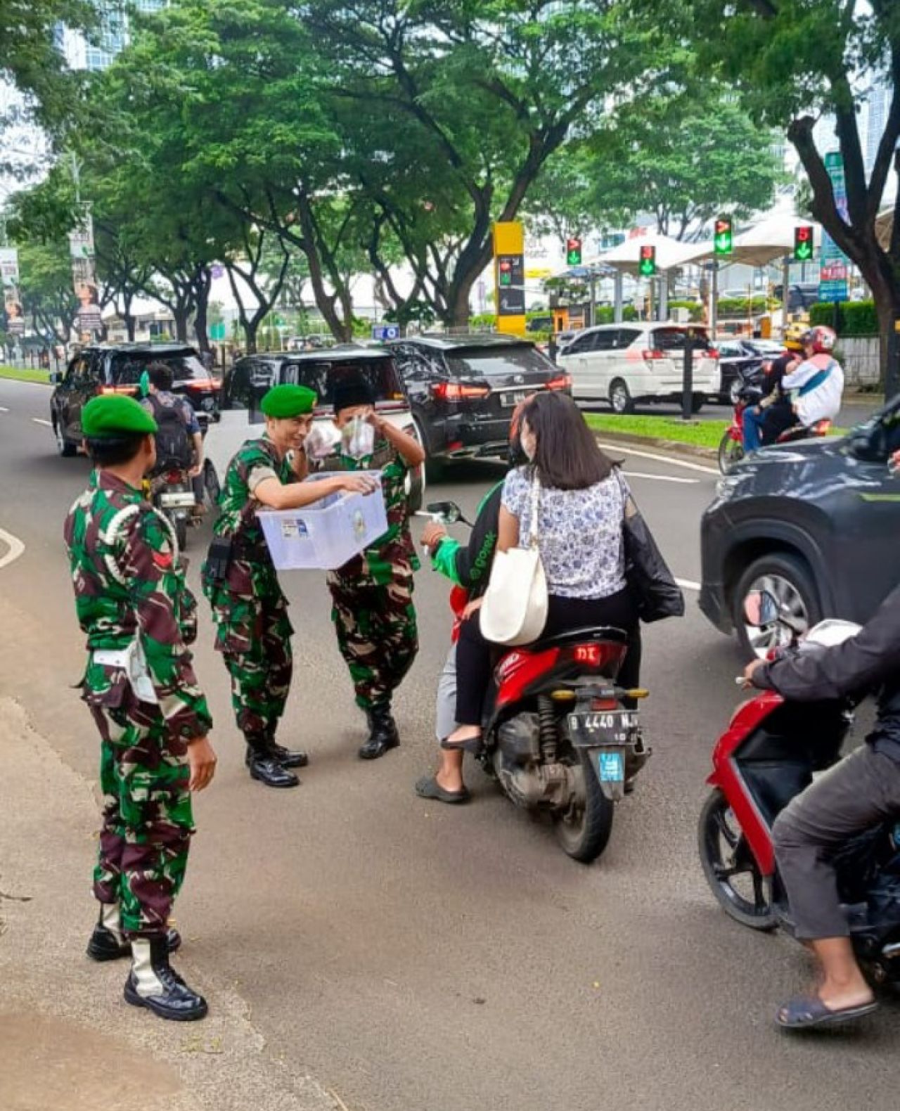 Korem 052/Wkr: Indahnya Berbagi di Bulan Suci Ramadhan