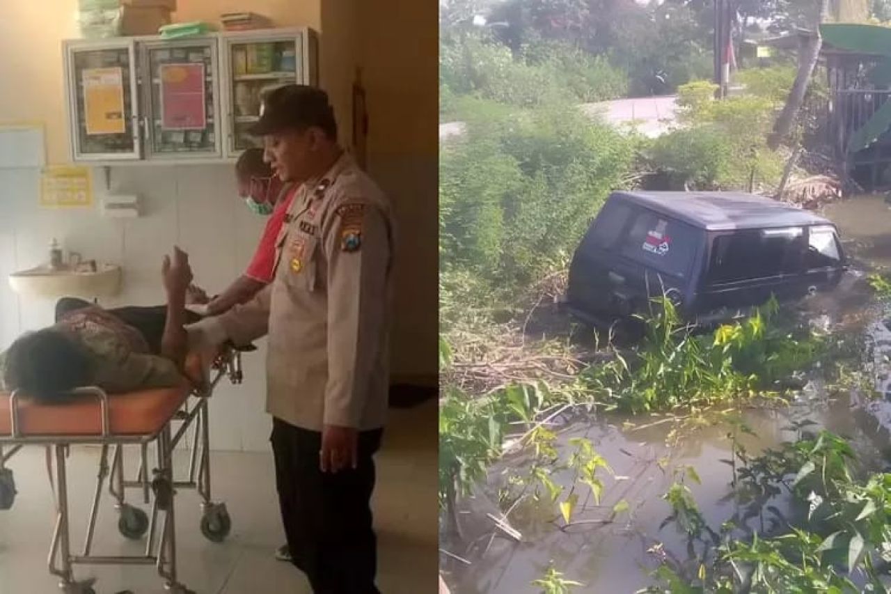 Kecelakaan Maut Tewaskan Pasutri Asal Pucangtelu di Jalan Karanggeneng - Sukodadi Lamongan