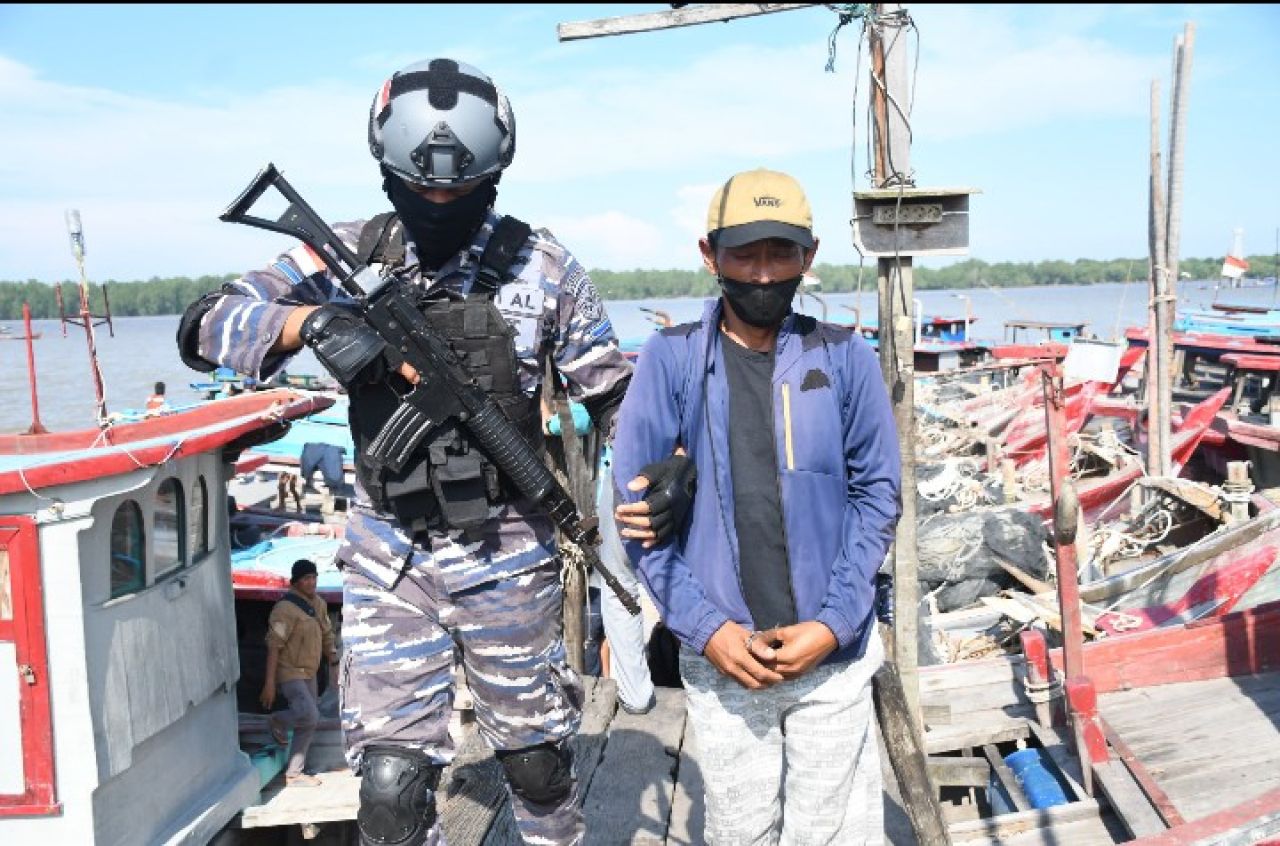 TNI AL Tanjung Balai Asahan Amankan 29 Pekerja Migran Indonesia Non Prosedural