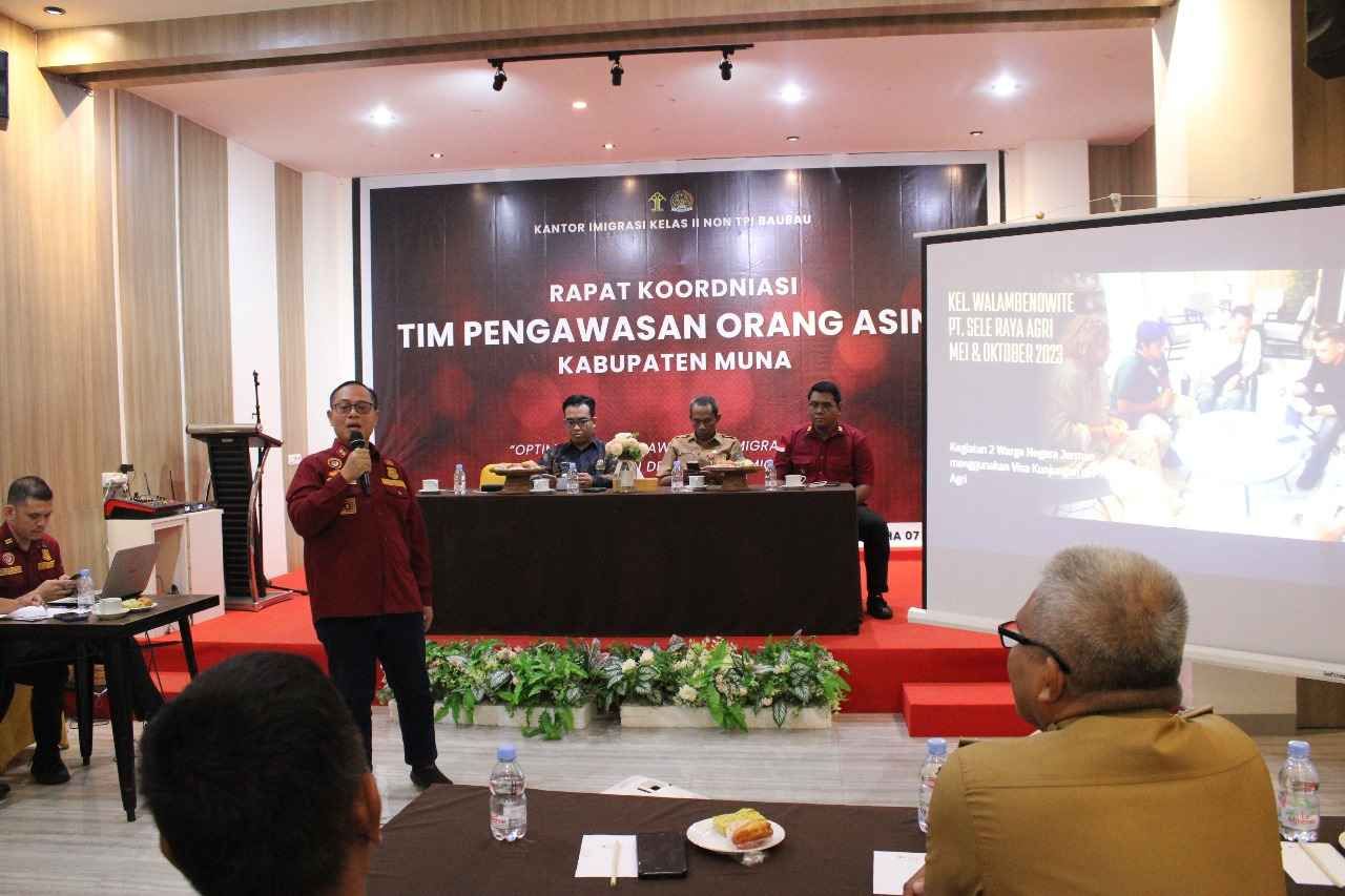 Imigrasi Baubau Bentuk Desa Binaan di Kabupaten Muna Guna Antisipasi TPPO dan TPPM