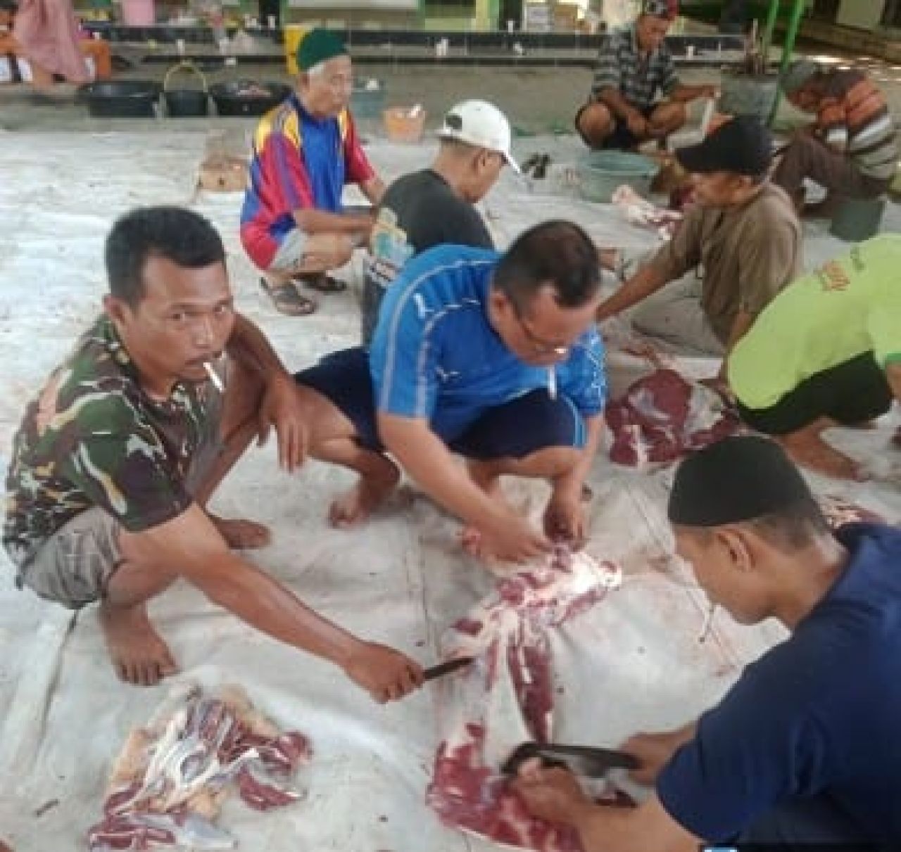 Hari Raya Idul Adha 2024, Kelurahan Doromukti Tuban Potong Hewan Kurban