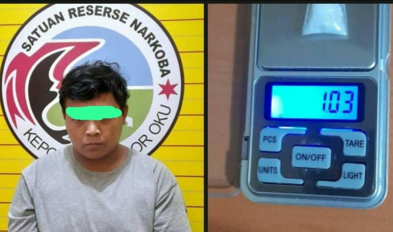 Polres OKU Berhasil Ciduk Seorang Kurir Narkoba