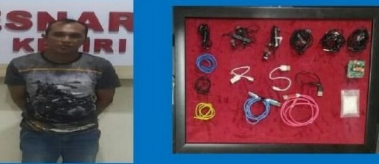 Pelempar Narkoba ke Lapas Kediri Terekam CCTV Berhasil Dibekuk Polisi
