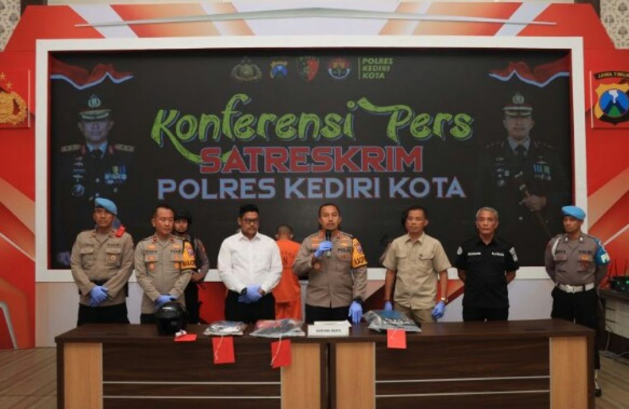 Kasus Viral Pengeroyokan Pasutri di Medsos, Polres Kediri Amankan Tiga Tersangka