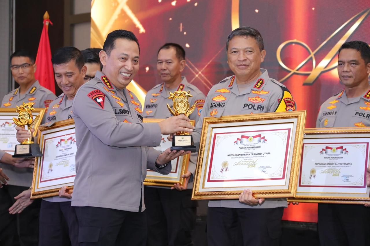 Polda Sumut Dinobatkan Sebagai Polda Terbaik di Seluruh Indonesia