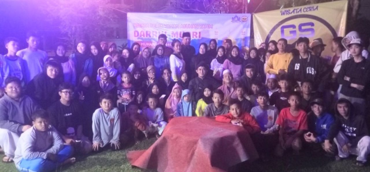 Wisata Ceria Komunitas Generasi Santuy Taman Asuhan Darulmuqri Santuni 75 Anak Yatim