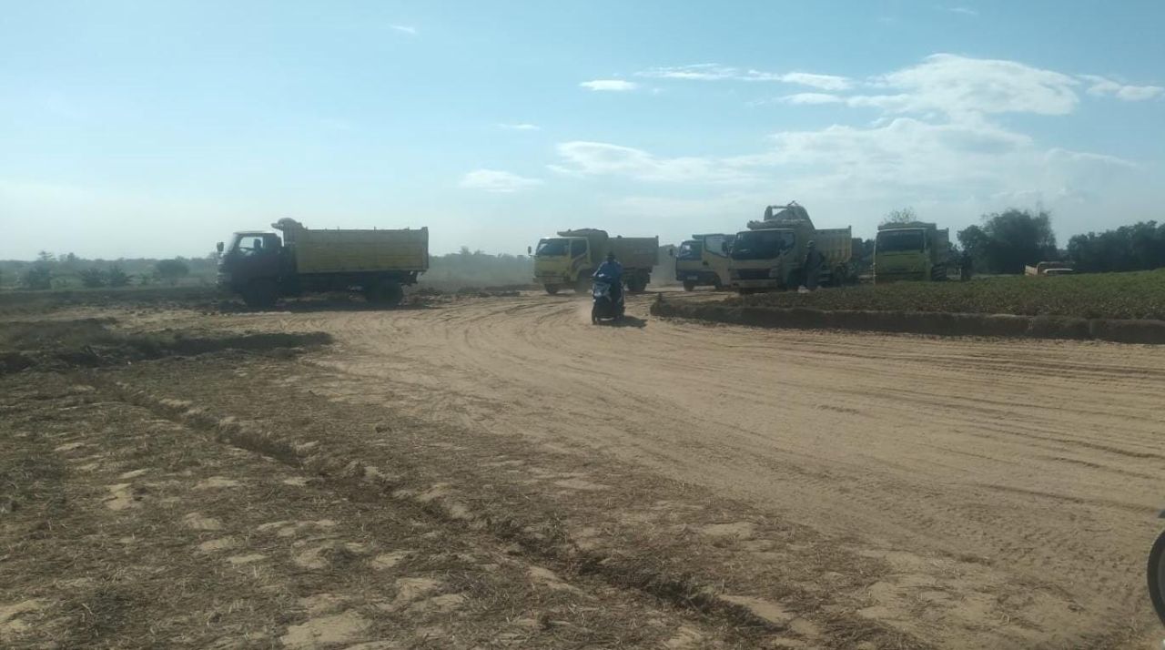 Diduga Ada Aktivitas Galian C Illegal di Desa Lopang Kecamatan Kembangbahu Lamongan