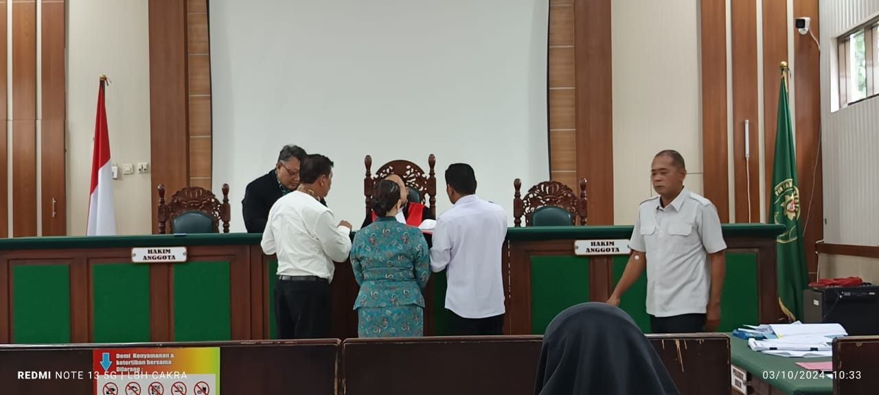 Direktur CV Sunar Mulya Property Dihadirkan Sebagai Saksi di Sidang Pra Peradilan Polsek Kanigoro