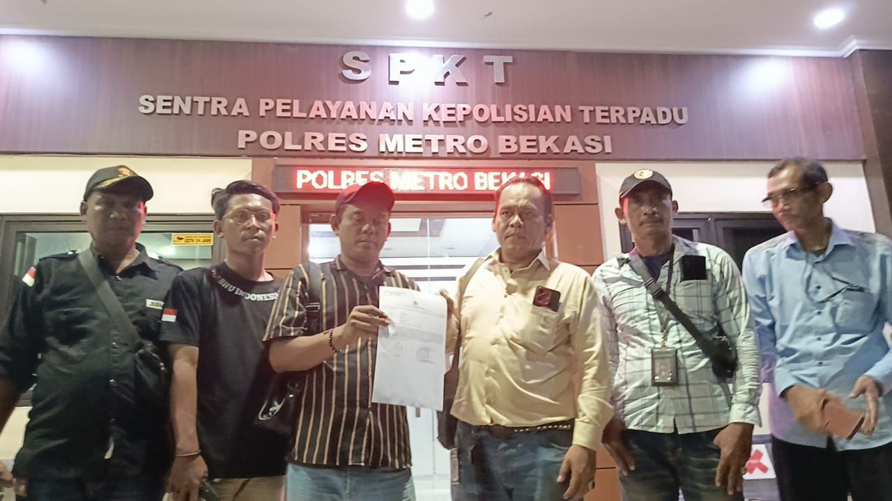 Oknum Pejabat Dinas DSDABMBK Kabupaten Bekasi Diduga Rampas Handphone Wartawan Berujung Laporan Polisi