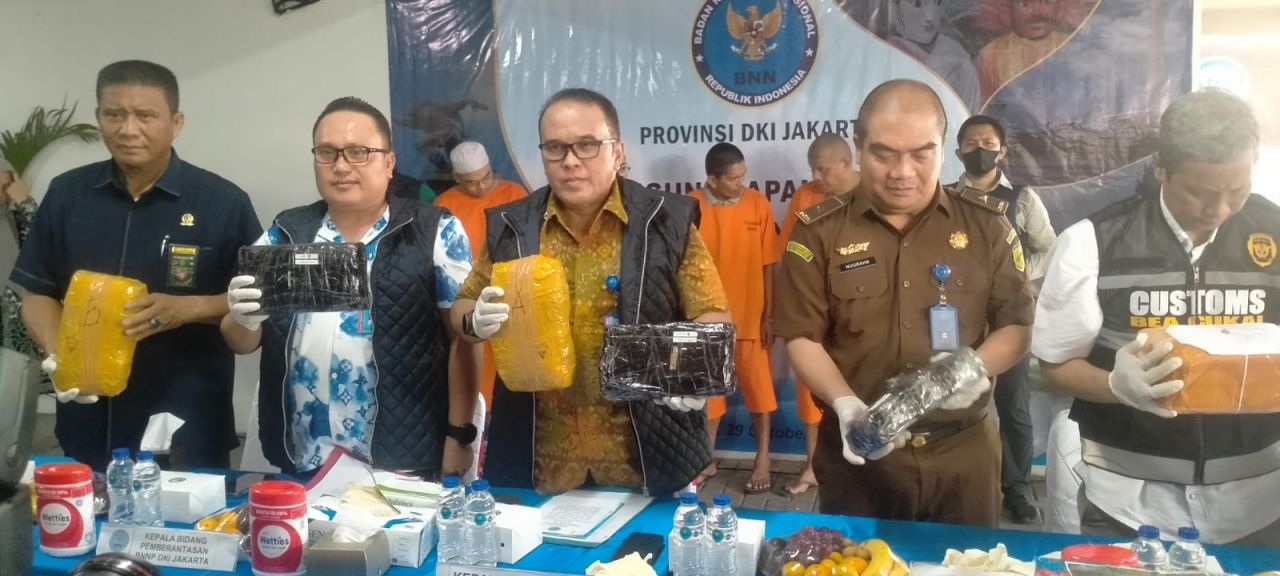 BNNP Jakarta Musnahkan Narkotika Jenis Sabu dan Ganja Seberat 9,4 Kg