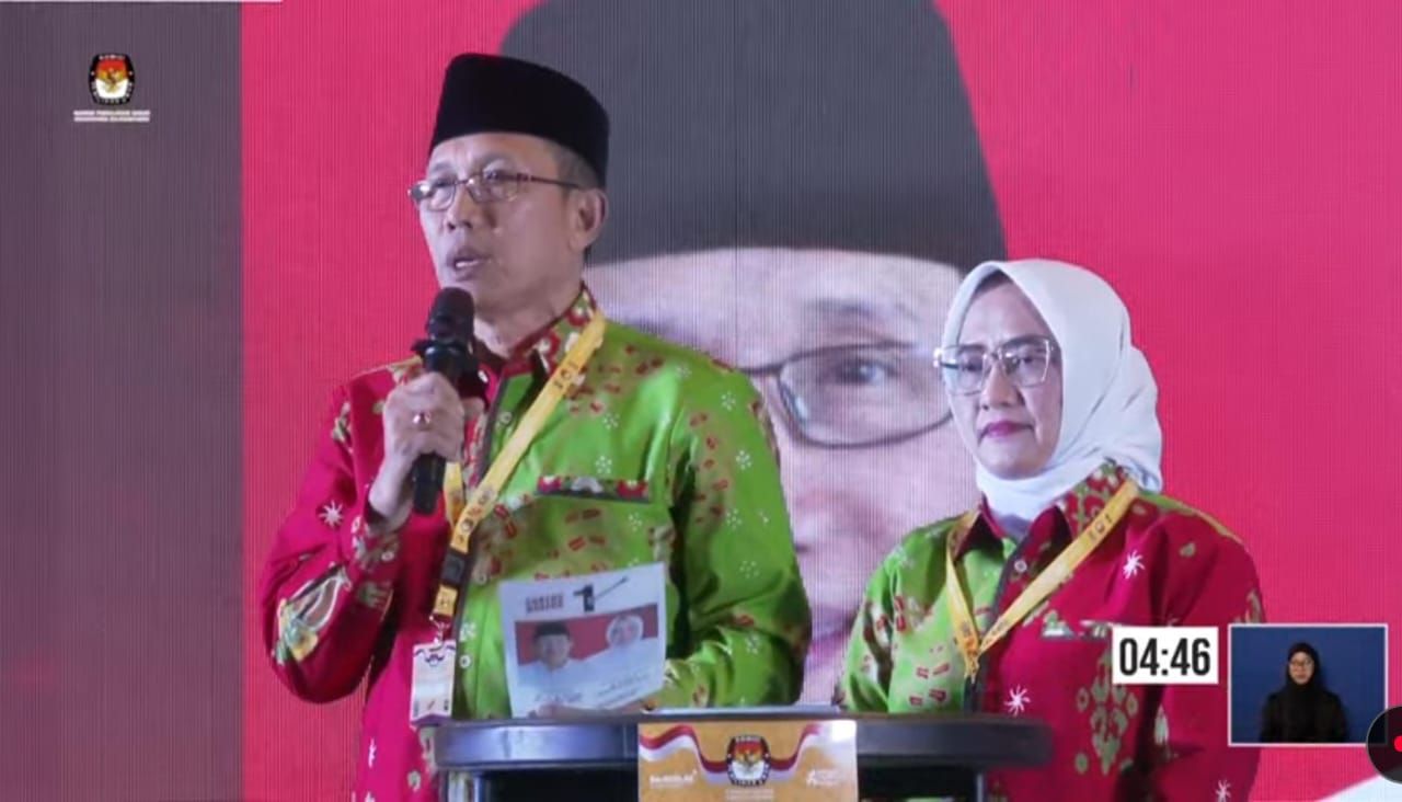 Penyampaian Visi Misi saat Debat ke Tiga, Teguh - Farida Paparkan Bojonegoro Klunting sebagai Program Unggulan