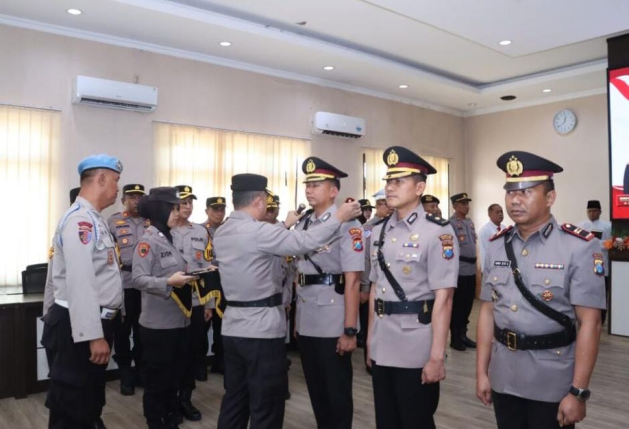 Polres Blitar Gelar Sertijab Wakapolres dan Kasat Intelkam