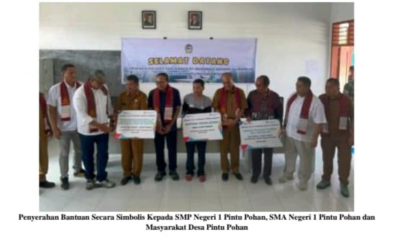 PT INALUM Berikan Bantuan Perbaikan Ruang Sekolah dan Mobiler Kepada SMP - SMA Disekitar Perusahaan