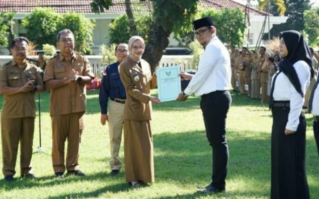 Pemkot Kediri Terima Penghargaan dari BKN Surabaya