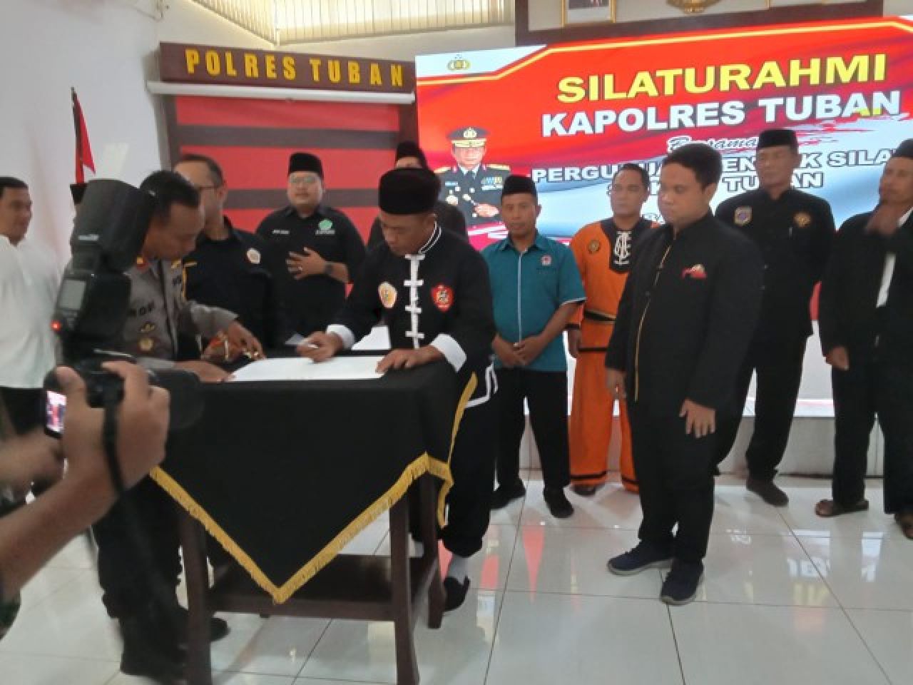 IKS.PI Kera Sakti Apresiasi Langkah Kapolres Tuban Bangun Silaturahmi dengan Perguruan Silat