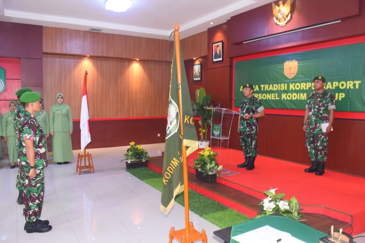 Kodim 0501/JP Melepas Dua Perwira Terbaik Pindah Satuan