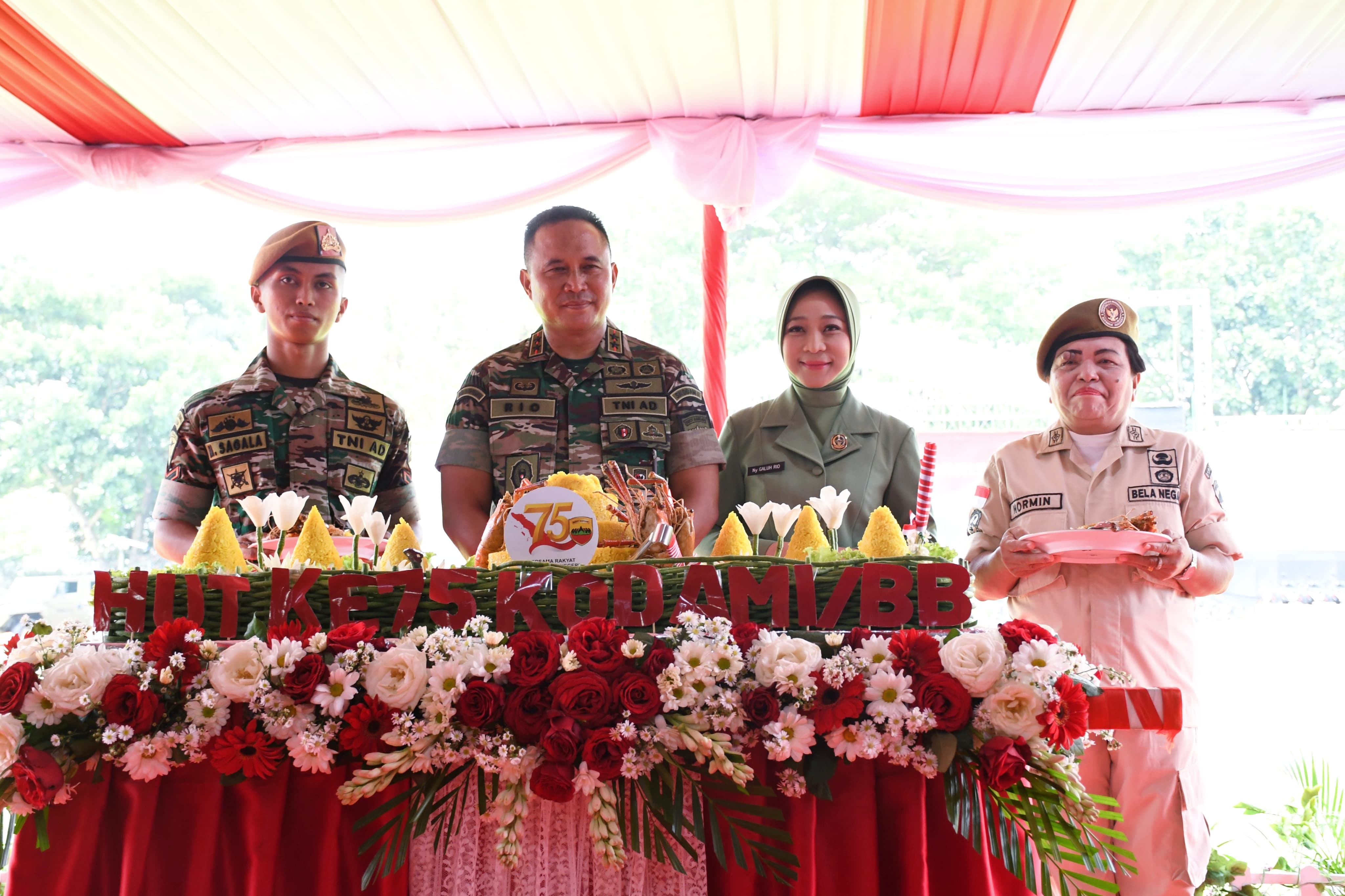 Bupati Samosir Mengucapkan Selamat Ulang Tahun Ke-75 Untuk Kodam I/BB