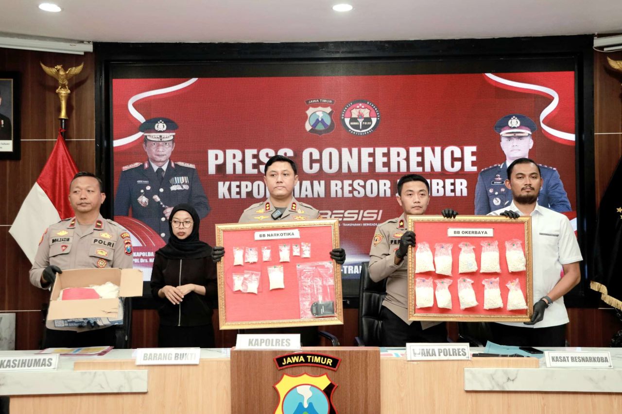 Satresnarkoba Jember Bongkar Sindikat Narkoba Modus Ranjau, 15 Tersangka Ditangkap