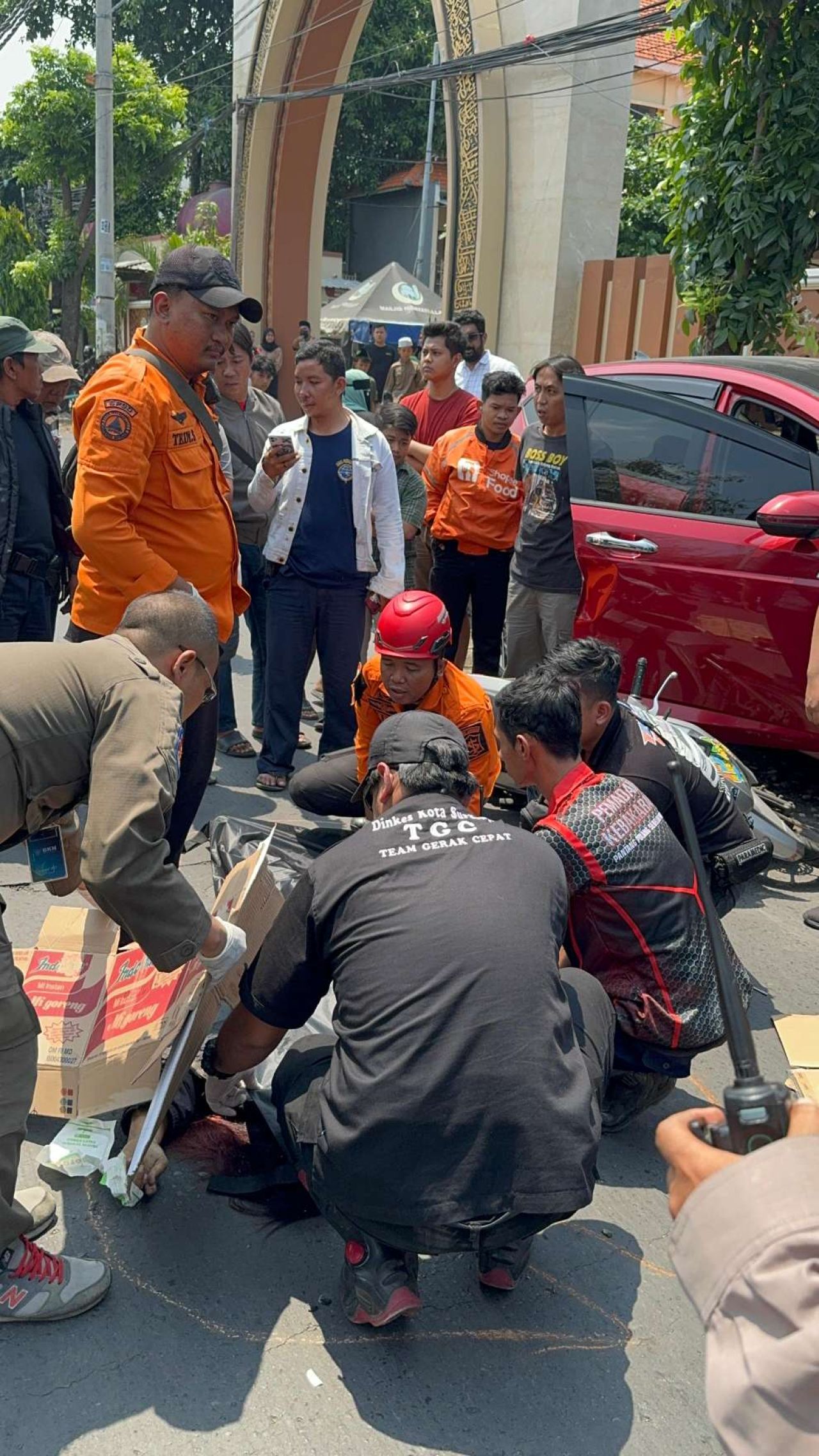 Kecelakaan Beruntun di Raya Kandangan Surabaya Tewaskan Pengendara Motor