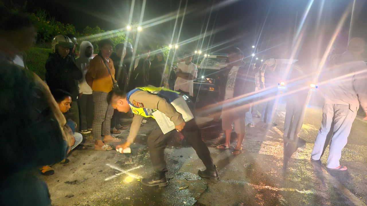 Remaja Tewas Terlindas di Tapanuli Utara, Motor Masuk Jalur Lawan