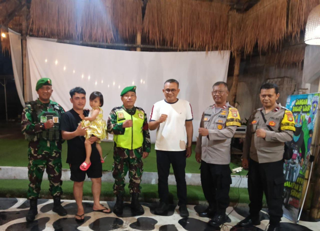 Patroli Humanis Koramil 05/Bantargebang: Sinergi TNI, Komduk, dan Komcad Wujudkan Malam Aman dan Kondusif
