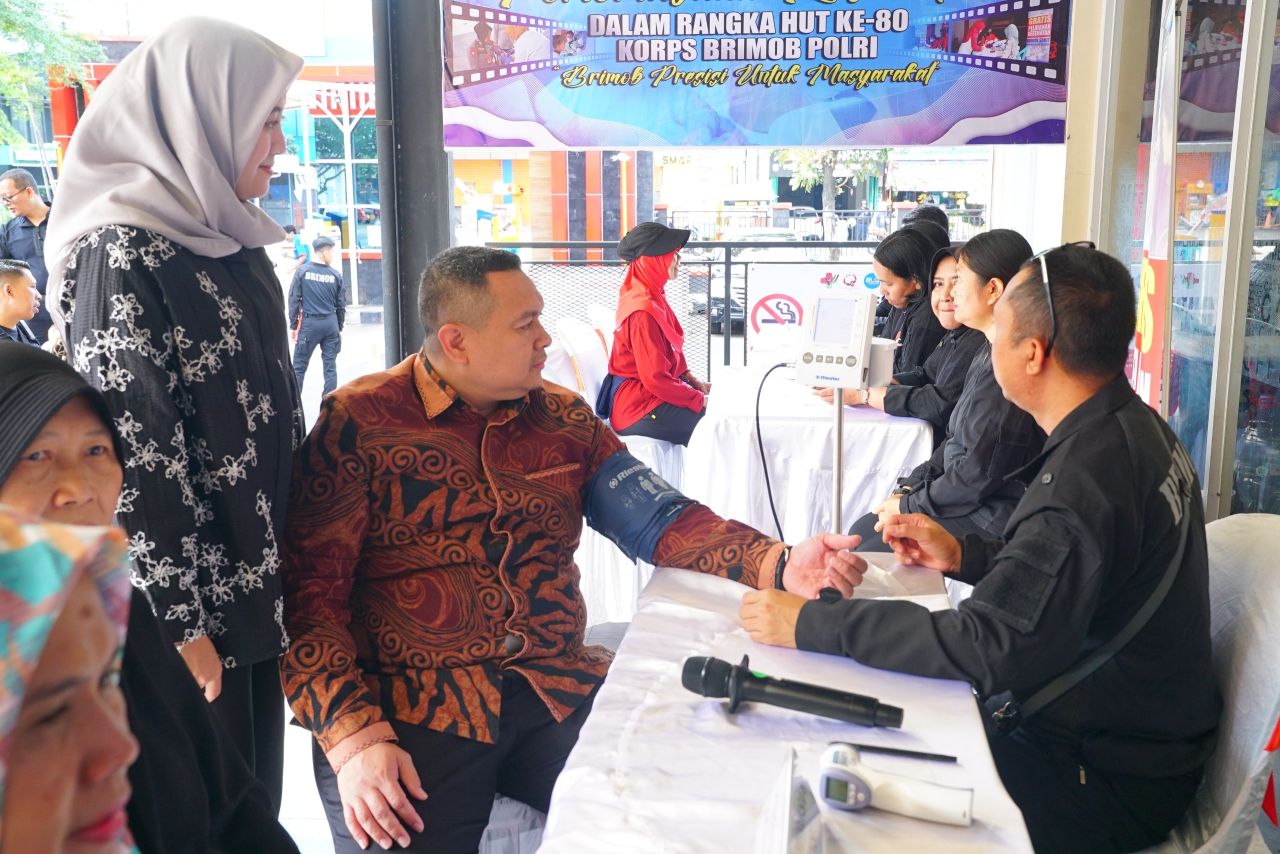 Bakti Kesehatan Serentak Warnai HUT ke-80 Korps Brimob Polri: Wujud Kepedulian pada Kesehatan Personel dan Masyarakat