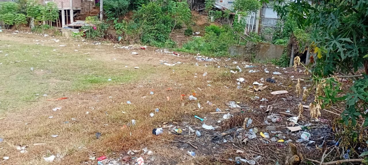 Viral! Bukan 'Tunas Harapan', Karang Taruna Lebong Dikecam Karena Sampah Menggunung Pasca-Pesta