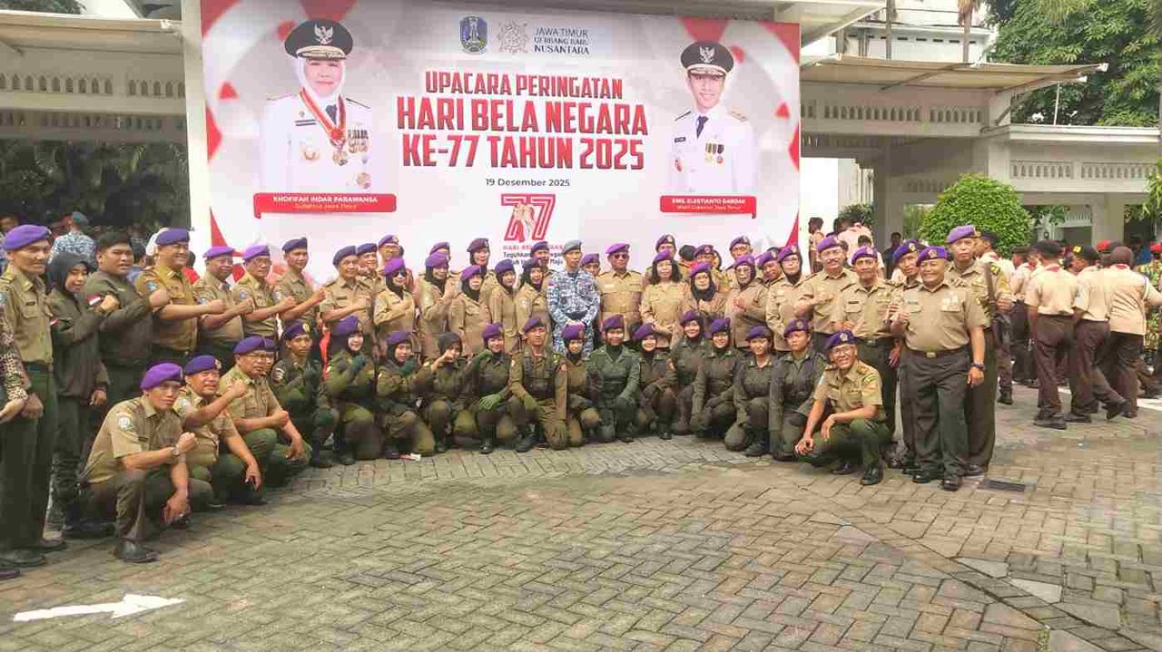 Ketua IARMI Jatim Pimpin Upacara Hari Bela Negara Ke-77 di Surabaya