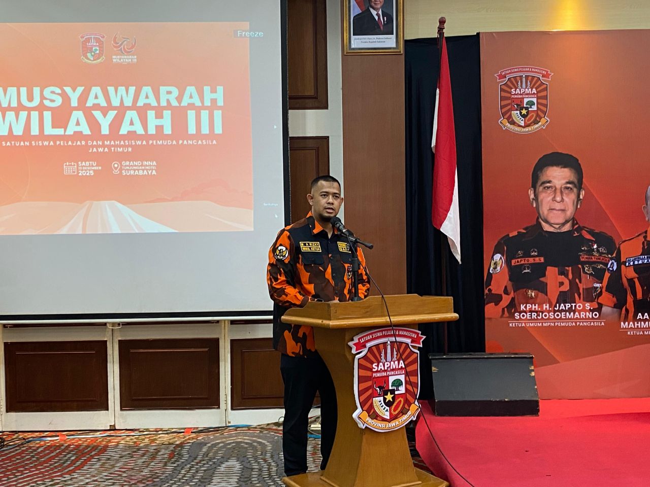 Muhammad Agung Rizky Terpilih Aklamasi Jadi Ketua Sapma PP Jatim 2025–2029